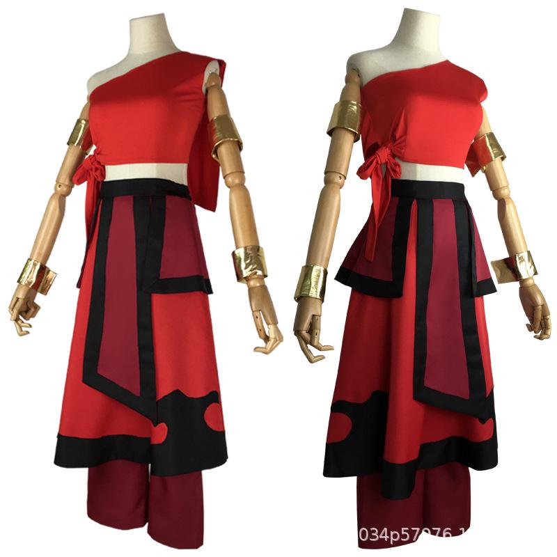 Avatar Cosplay Costumes: Katara, Bumi, Aang, Azula, Korra Anime Game Outfits