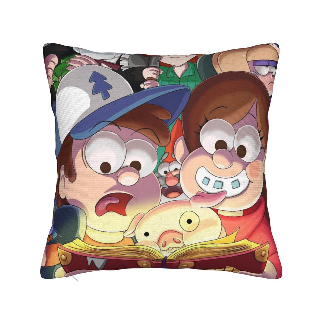 Decorative Pillow Covers GGravity Falls Merchandise Home Throw Pillow Case Cover Zippered MultiSize