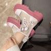 Fashion 2024 New  Hollow Fashion Boots Women's Summer Thin Mesh Breathable High Heel Thick Heel White Cool Boots Women's Sandals