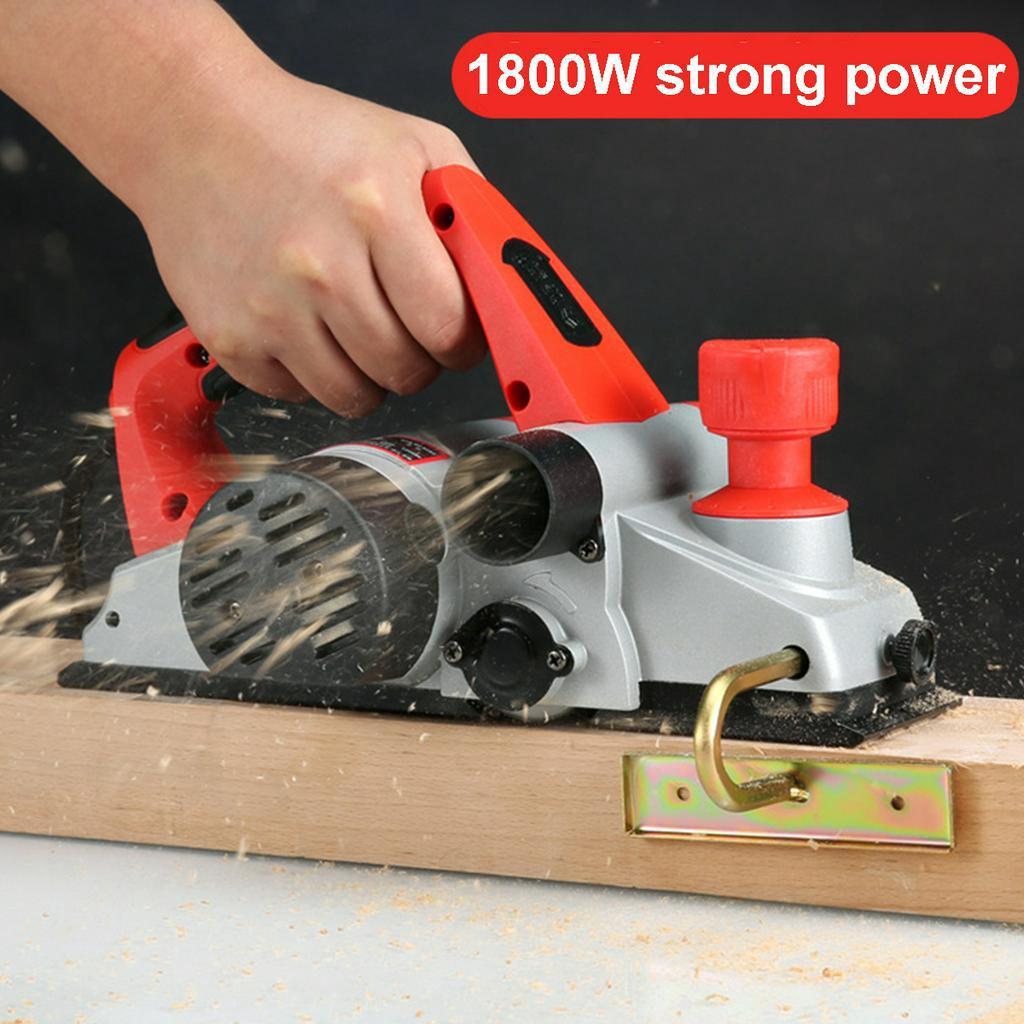 1800W/1600W/1200W Electric Planer Carpentry Tools 220V Woodworking Multi-function Household Hand Plane Wood Cutting Planing Machine