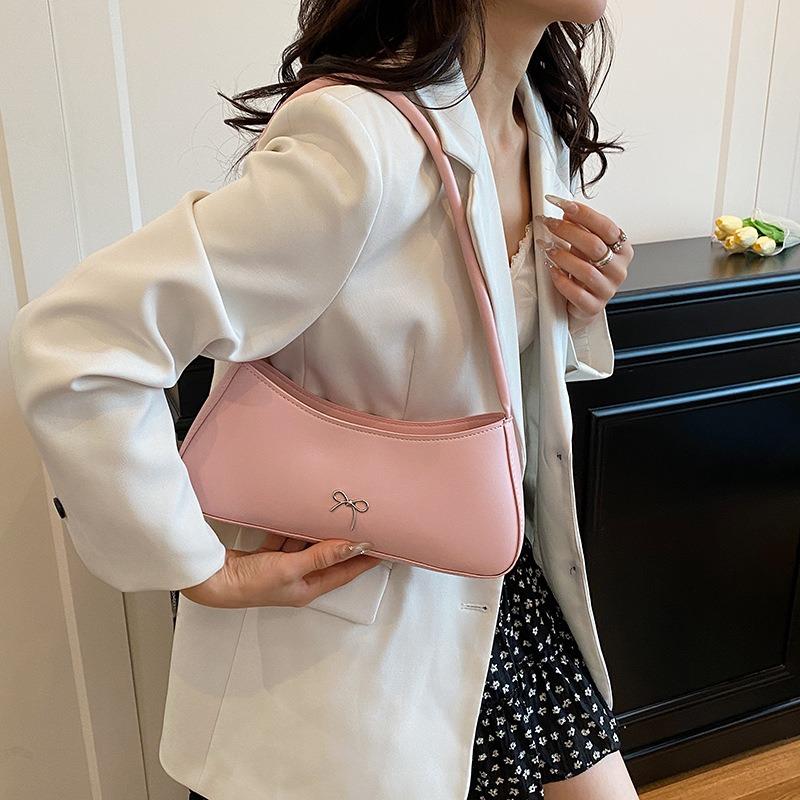 Casual simple premium texture bag summer new fashion trend retro niche design shoulder armpit bag