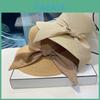 Casual Straw Hat For Women With Wide Brim Sunshade Summer Beach Fashion Accessory For Ladies