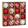 Pcs Christmas Ball Ornaments 2.36 Inch Shatterproof Plastic Balls Christmas