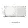 Windshield Visor, Sun Canopy, Sun Shield, UV Protection Baffle Front Window, with Foldable Sun Canopy