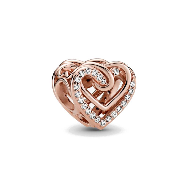 New Fine Rose Gold White Pink Clip Dasiy Ocean Summer Charms Fit Original Sterling Silver Plated 925 Bracelet For Women Jewelry