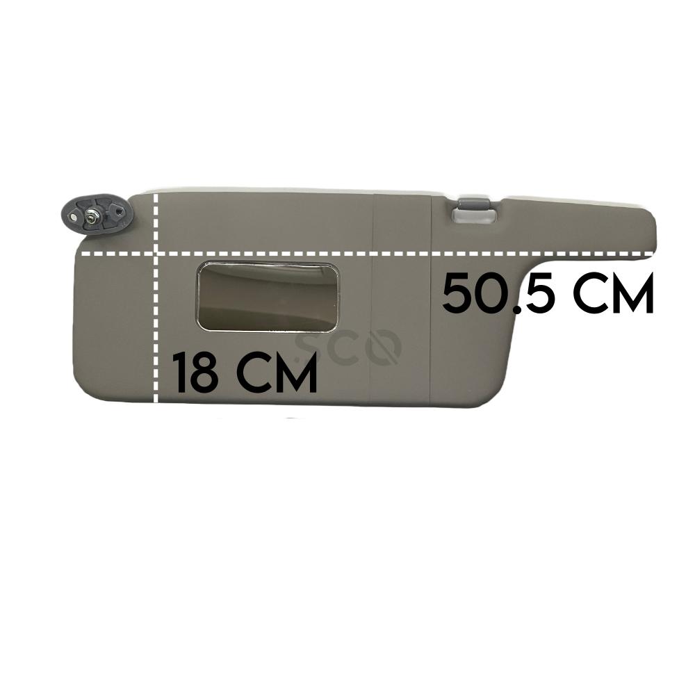 Fit for Honda Civic HB Sun Visor Set Left-Right Gray 2001-2002-2003-2004-2005