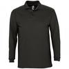 Pánské tričko Pique Cotton Polo s dlouhým rukávem Winter II
