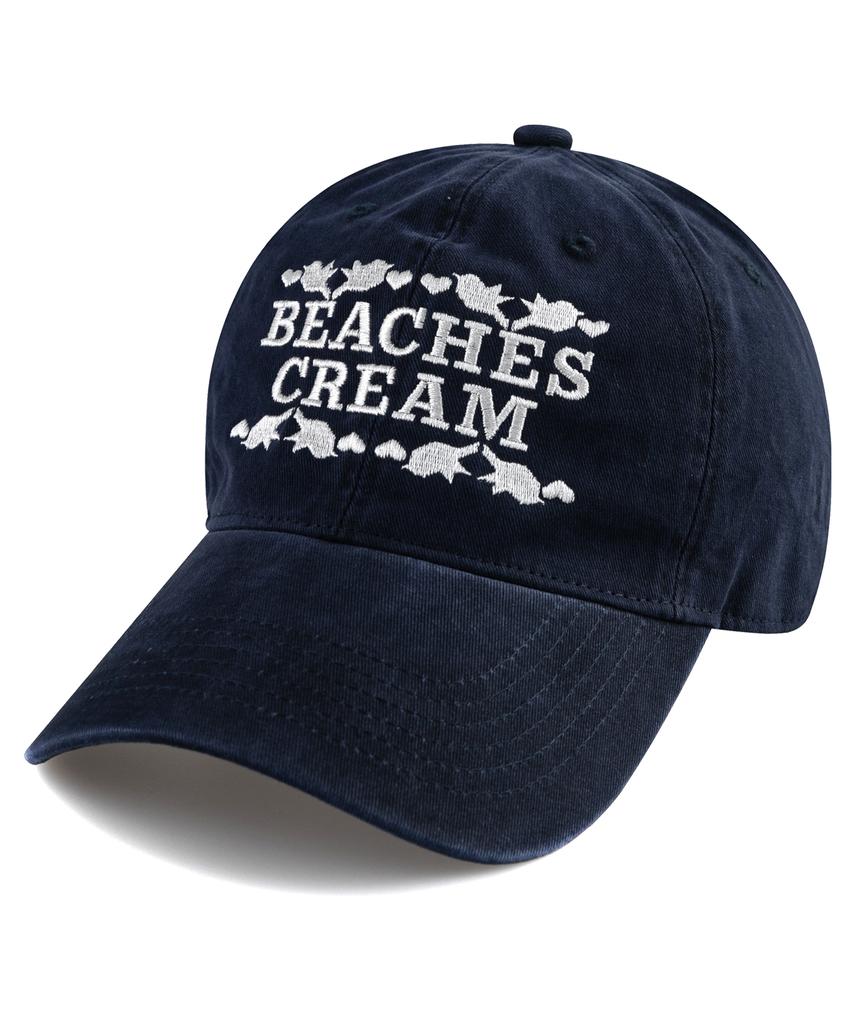 Bichiseuaenkeulim Love Piece Cation Ball Cap-Navy