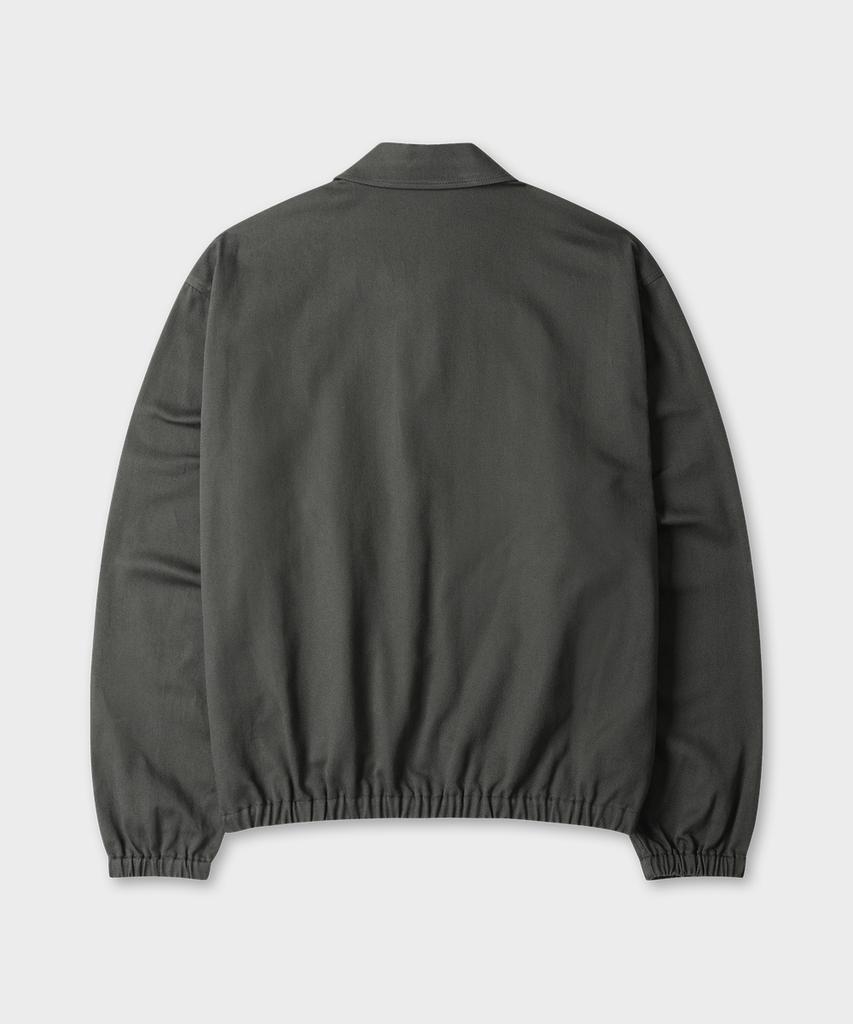 TAILDERN Pedro Cotton Linen Drizzler Jacket Dark Gray