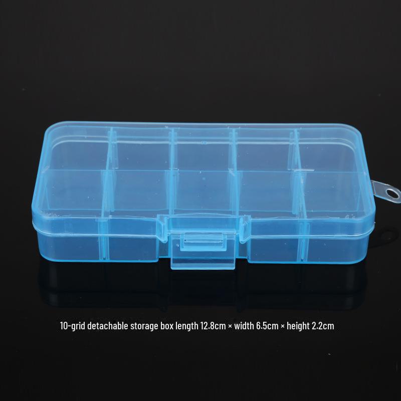 Multifunctional Clear Plastic Storage Box for Jewelry and Accessories