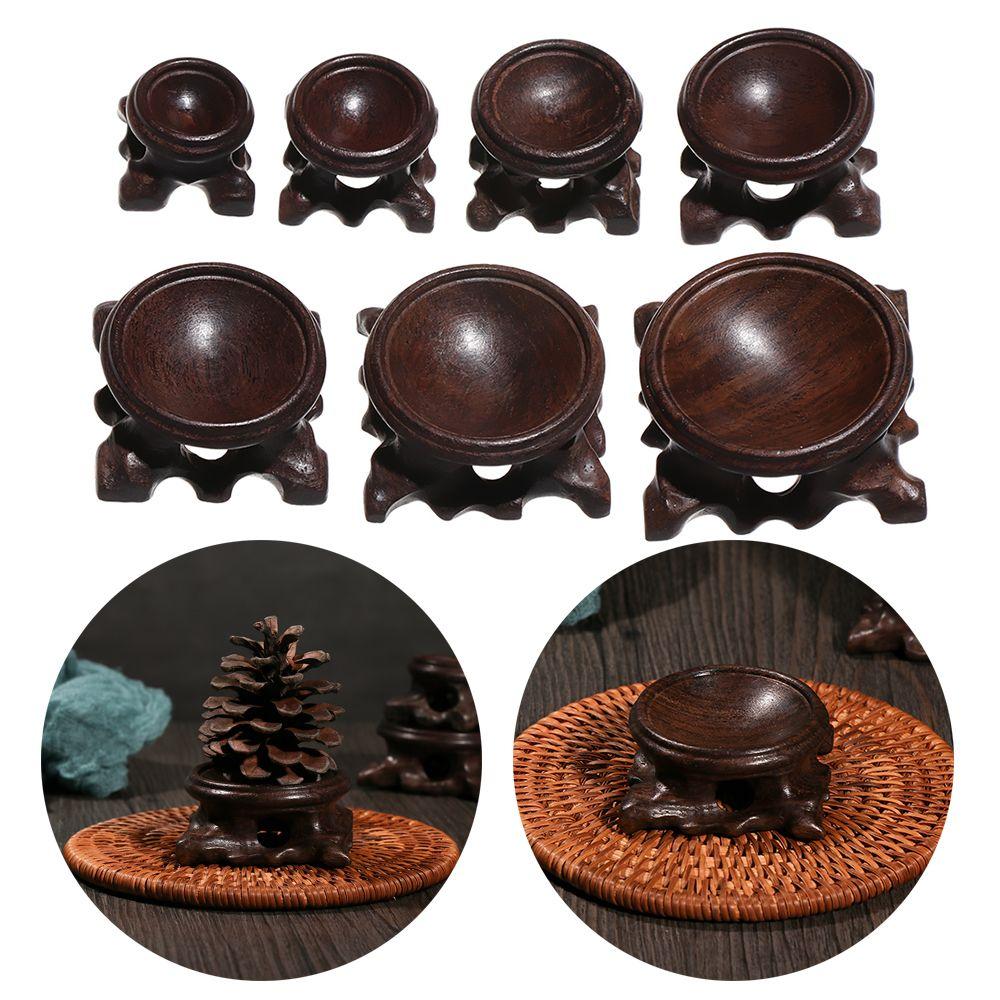 Sphere Support Retro Crystal Ball Stand Branch Base Miniature Sphere Stone Decor Holder Display Stand Collection Home Decoration