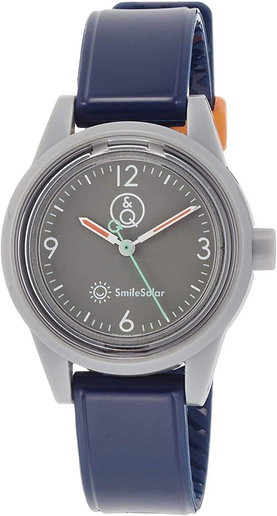 Q&Q Smilesolar RP01-017 Gray Navy Solar Watch