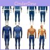 Fantastic Four Adult Cosplay Suit In Soft Fabric For Superhero Theme Parties