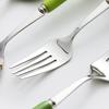 Scratch Resistant Toddler Utensil Anti-rust Stainless Steel Cartoon Dinosaur Children Fork Spoon for Home