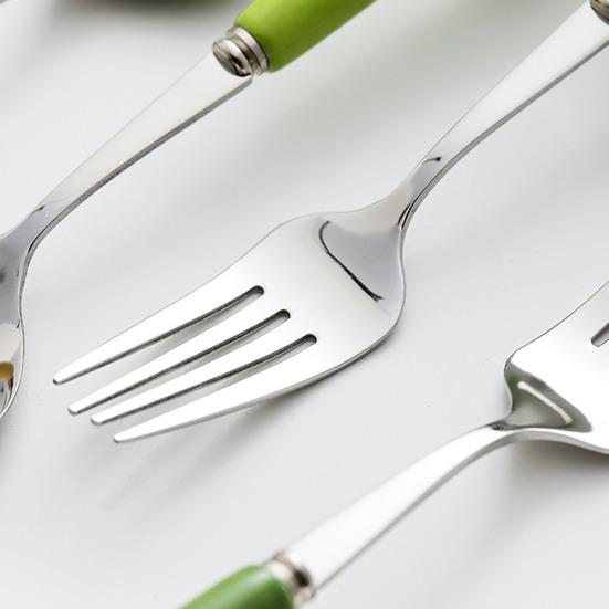 Scratch Resistant Toddler Utensil Anti-rust Stainless Steel Cartoon Dinosaur Children Fork Spoon for Home