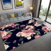Floral Pattern Design Carpet Living Room Large Area Anti -Slip Carpet Bedroom Floor Mat Bedside Flower Mat Home Decor Accessories