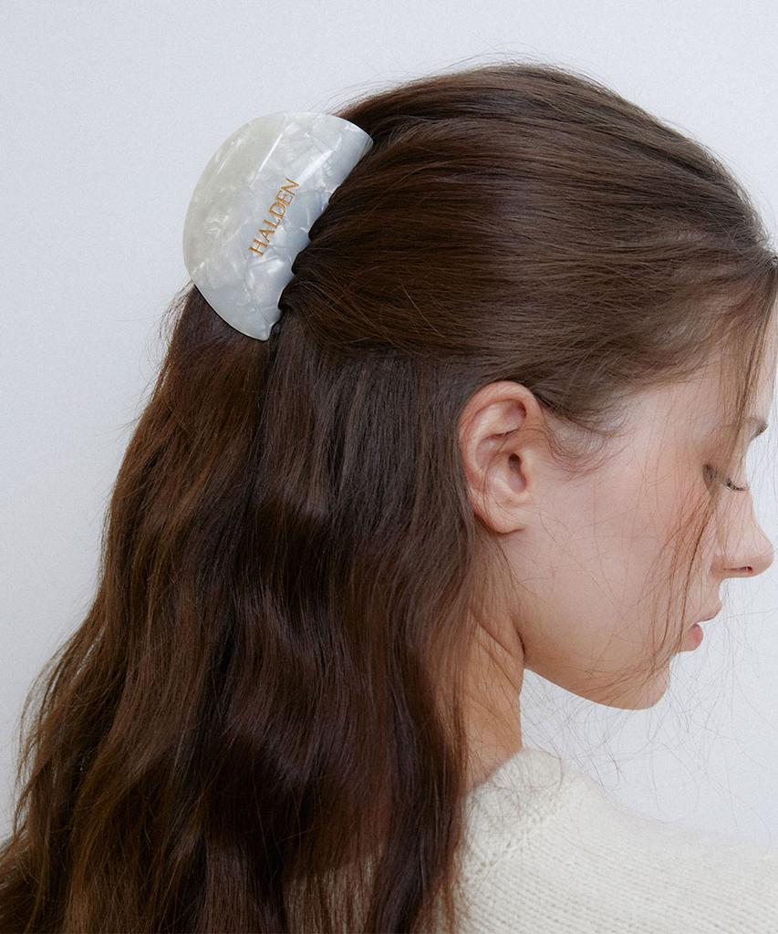 Halden Soft Curve Hair Clip (H032_White)