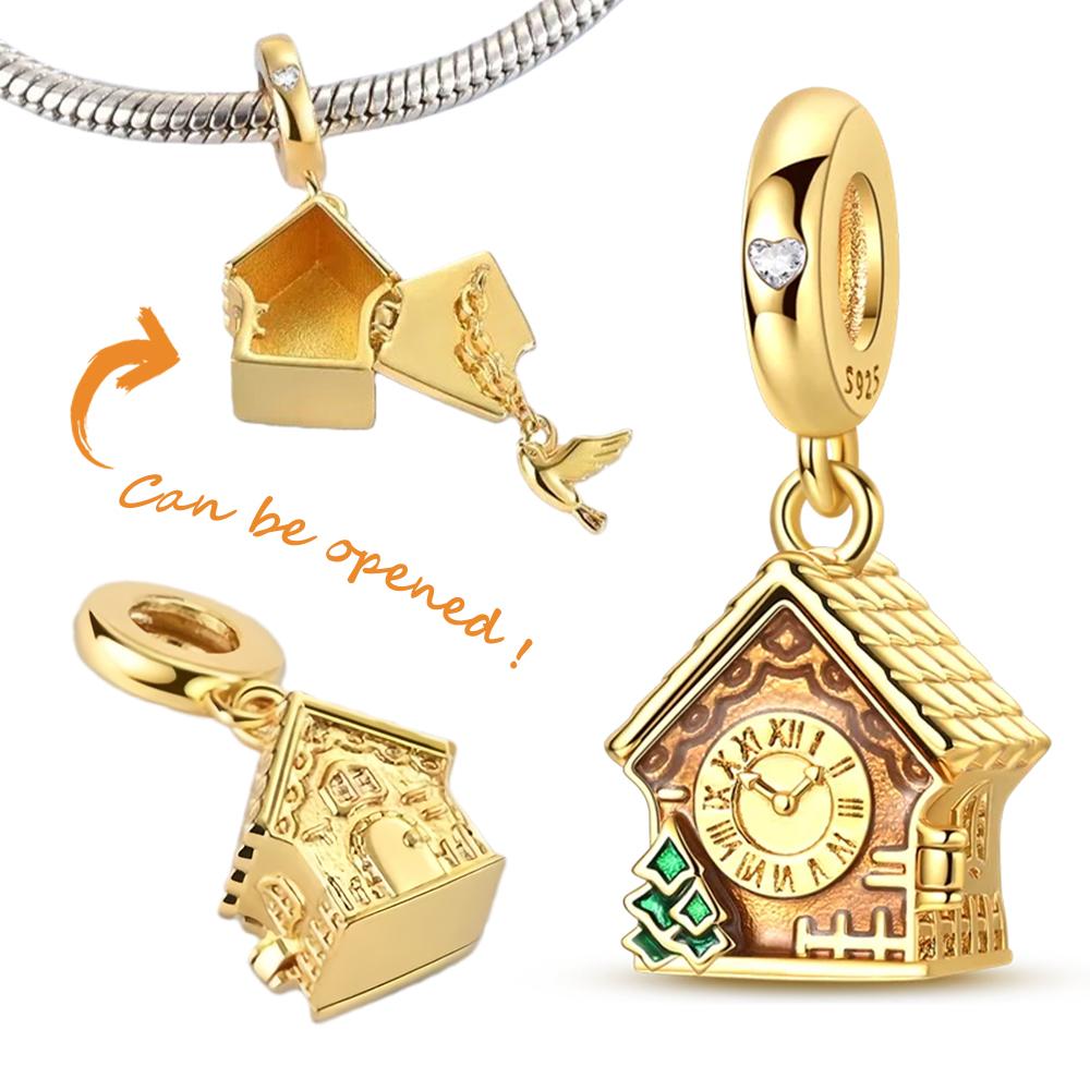 Cute Doll Copper Can Be Opened and Closed Charm Bead Charms Pendant Compatible With for The Brands Do It Yourself Bracelets Women Jewellery Gifts