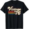 50th Vintage 1976 Birthday Limited Edition 50 Years Old T Shirts Men Streetwear Tee Shirt Short Sleeve Unisex Loose Clothing