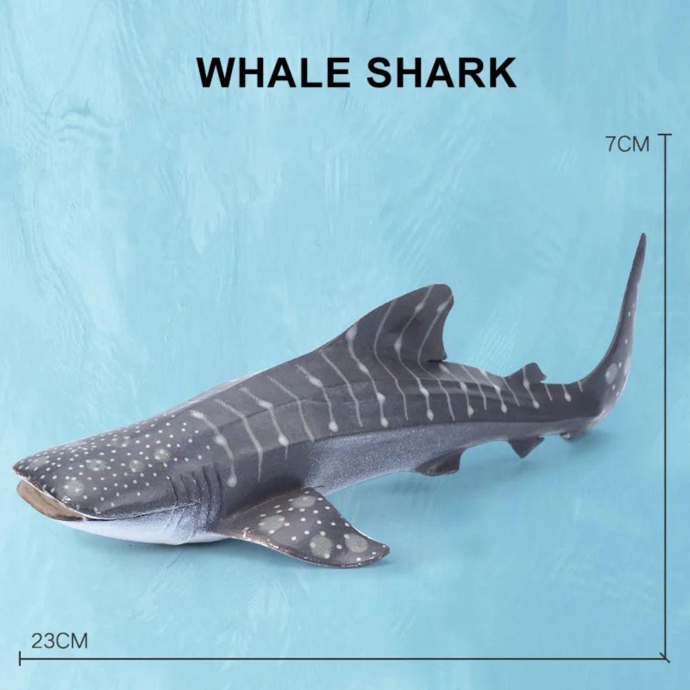Marine Animals Simulation Sea Life Shark Cachalot Animal Model Whale Figurines Dolphin Hammerhead Educational Toys
