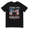 Thank You For Your Service Us Flag Patriotic Veterans Day TShirt