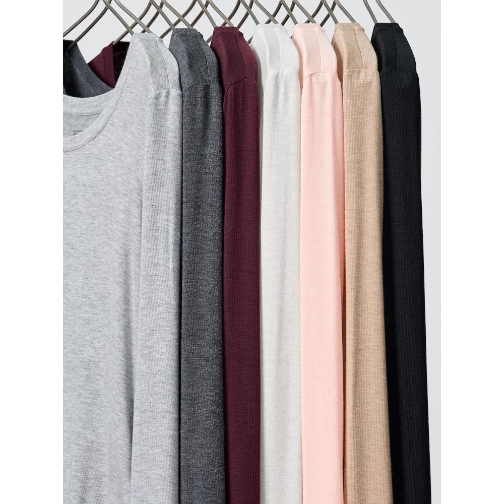 Uniqlo HeaTTech Cashmere Blend U Neck T