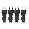 4 BUC Adaptor de Alimentare Tată la IEC320 C5 2.5A Adaptor Priză de Alimentare Plug and Play