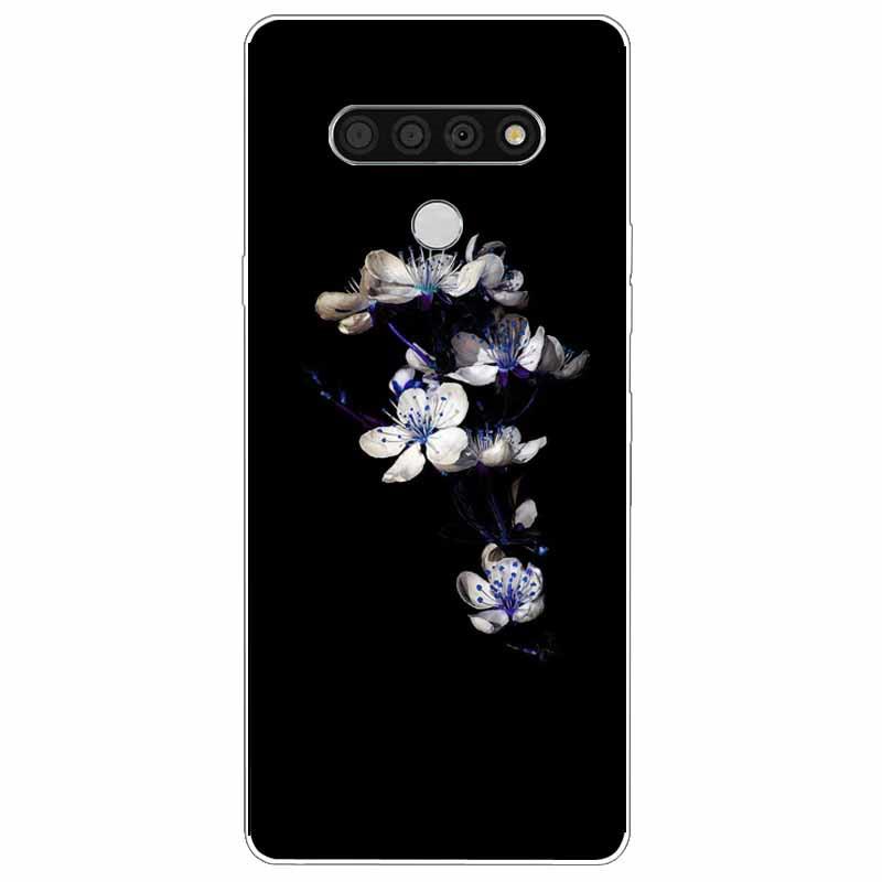Soft Print Cover For LG K51 K61 V50 V60 Thinq Case Cute Cat Silicone Coque for LG K61 V50 Thinq Cases K 61 Shockproof Shell Bag