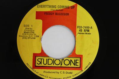 7inch Record FREDDY MCGREGOR - Everything Coming Up FCD7499 STUDIO ONE US Reggae, Ska & Dub Used