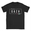Gaza Palestine Flag T Shirts Men's Pure Cotton Novelty T-Shirt Round Collar Tee Shirt Short Sleeve Clothing Gift Idea