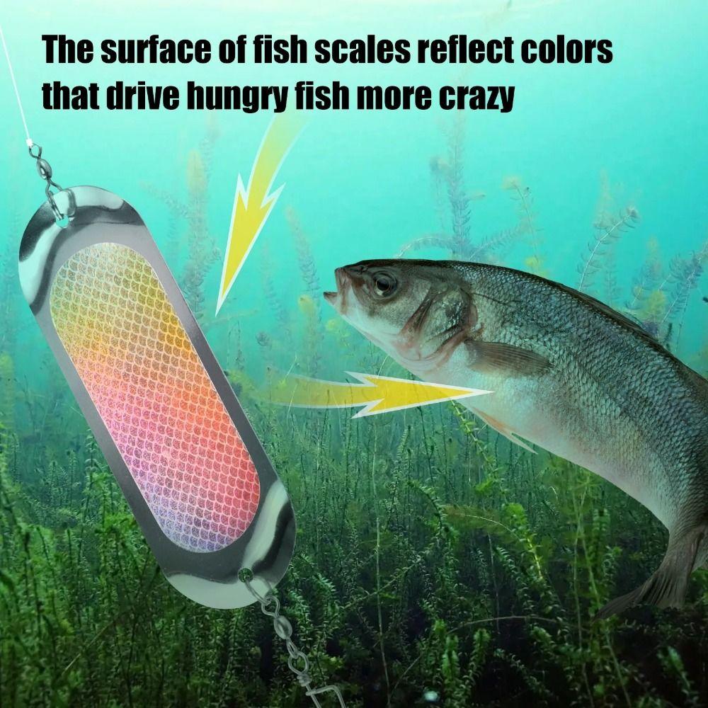 Durable Diving Flash Board Reflective Fishing Lures Flasher Fishing Trolling Flasher  Underwater