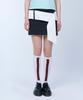 Lailai Strapline Mini Skirt (Black)