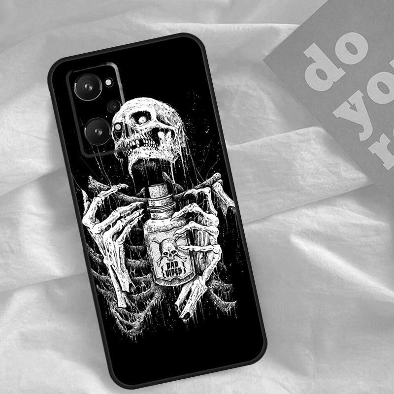 Gothic Fashion Skull Case For Realme C75 C63 C61 C65 C67 C55 C51 C53 C35 C71 15 11 12 13 14 Pro Plus GT6 GT7 Pro