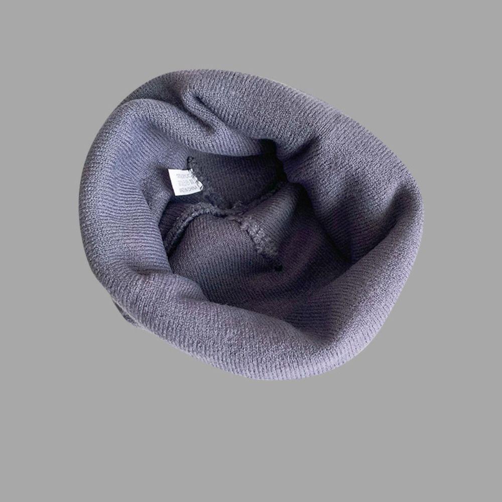 Y2k Letter Woolen Hat Korean Style Knitted Pullover Hat Fashion Knitted Cap Warm