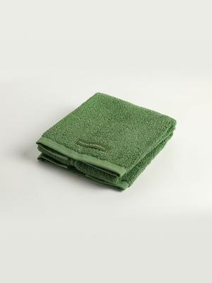 Hotel Isla Premium Baumwolle Schwergewicht 210g Handtuch 1P Isla Grün Uni
