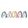 925 Silver Plated Colorful Rainbow CZ Eternal Stackable Ring Ladies Wedding Party Engagement Ring Jewelry Gift Women's Ring