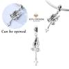 Cute Doll Copper Can Be Opened and Closed Charm Bead Charms Pendant Compatible With for The Brands Do It Yourself Bracelets Women Jewellery Gifts
