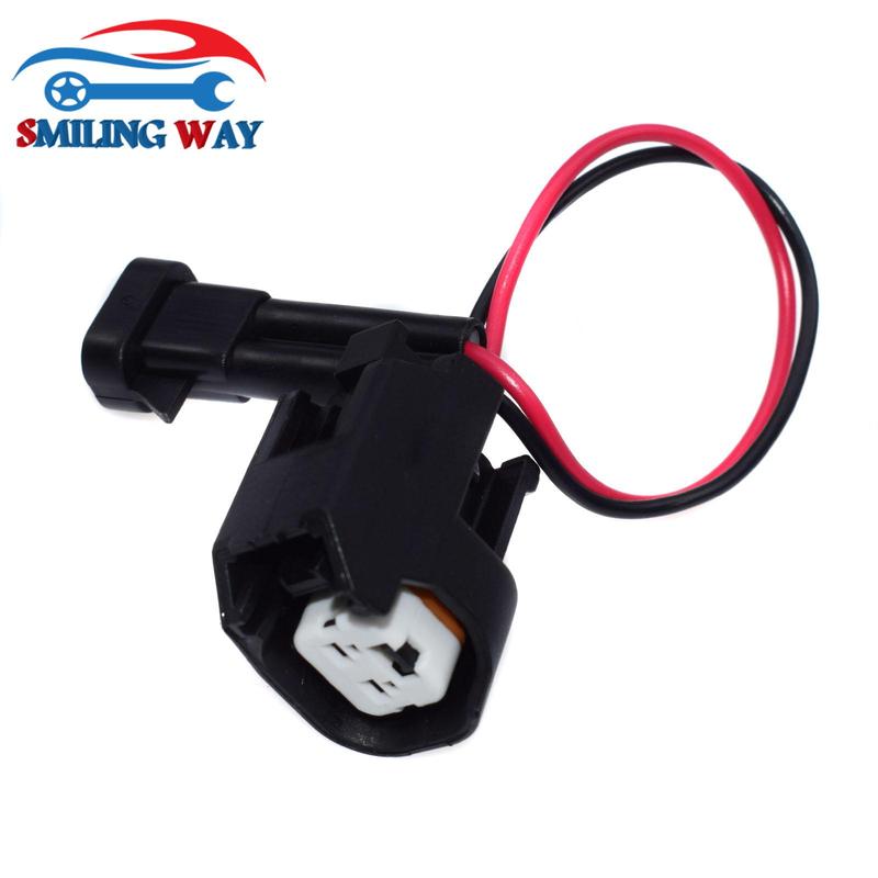 SMILING WAY# Engine 4.8L 5.3L 6.0L LQ4 LQ9 to LS2 LS3 LS7 EV6 Fuel Injector Adapter Harness Connector Pigtail Wire Cable Plug