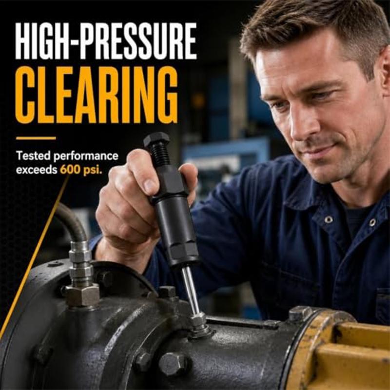 Grease Fitting Cleaner Tool Long Short Rod Zerk Nipple Unclogger Grease Injection Repair Maintenance Auto Machinery Metal Tool