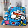 3D Cartoon Dream D-Doraemon Anime Soft Flannel Blanket for Bed Bedroom Sofa Picnic,Throw Blanket for Cover Outdoors Leisure Gift