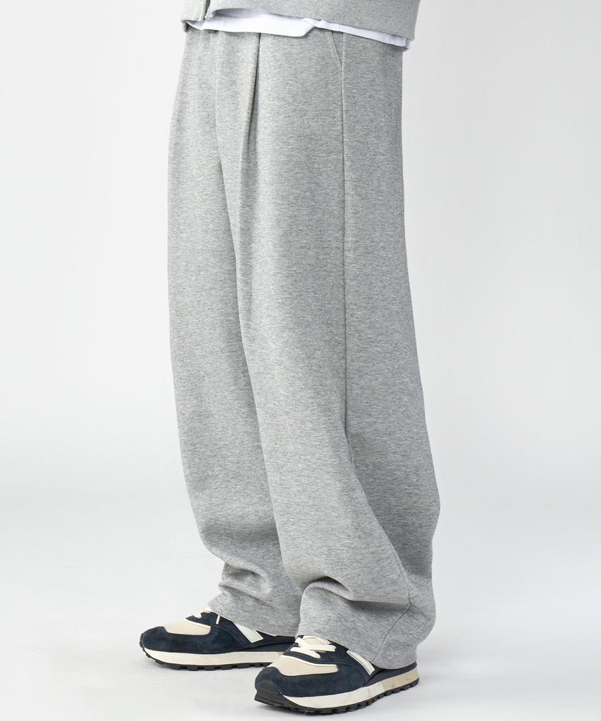 UNTAPPED STUDIO [2Pack] Deep One-Pleat Wide Long Sweat Training Pants 2 Colors