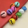 22mm Candy Color Bells for DIY Jewelry & Keyring Gifts - Metal Baked Paint Christmas Accessories