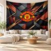 Manchester United Wall Tapestry, Soft Fabric Wall Hanging, Decorative Backdrop For Bedroom Home Wall Art