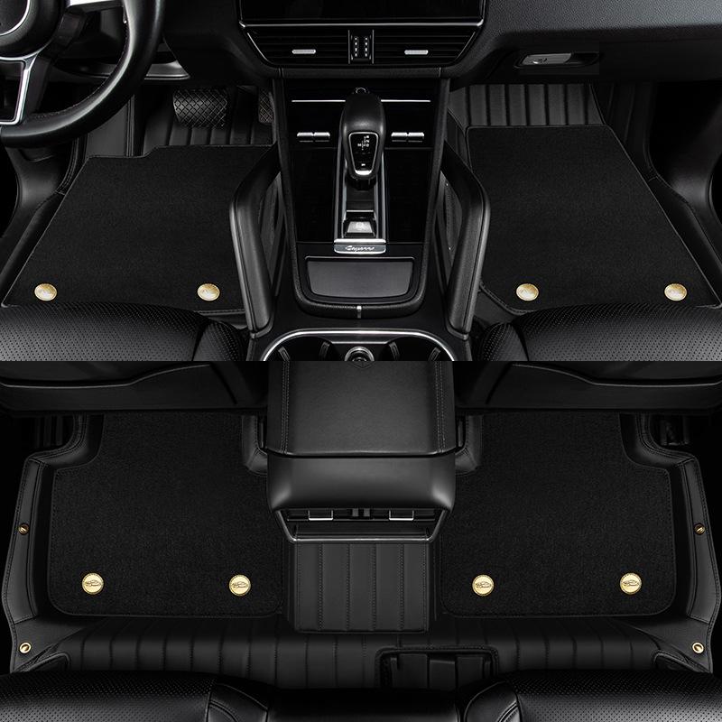 Custom-Fit Cowhide Floor Mats for Cadillac CT5, CT6, XT4, XT5, XTS, XT6 - Full Coverage