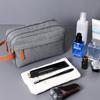Travel Pouch Waterproof Men Wash Bag Cosmetic Storage Handle Travel Storage Bag Lelaki Beg Zippered Makeup Bag Outdoor