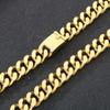 70CM Lengte Ketting voor Mannen 20MM Breedte Roestvrijstalen Curb Cubaanse Link Kettingen Aan De Nek Sieraden Heren Kettingen Accessoires