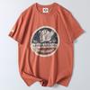 Export Tail Order Balance Cargo with Logo Cut off Summer Men Pure Cotton round Neck Short Sleeve T-shirt Export Original Order Men's Half Sleeve Tops