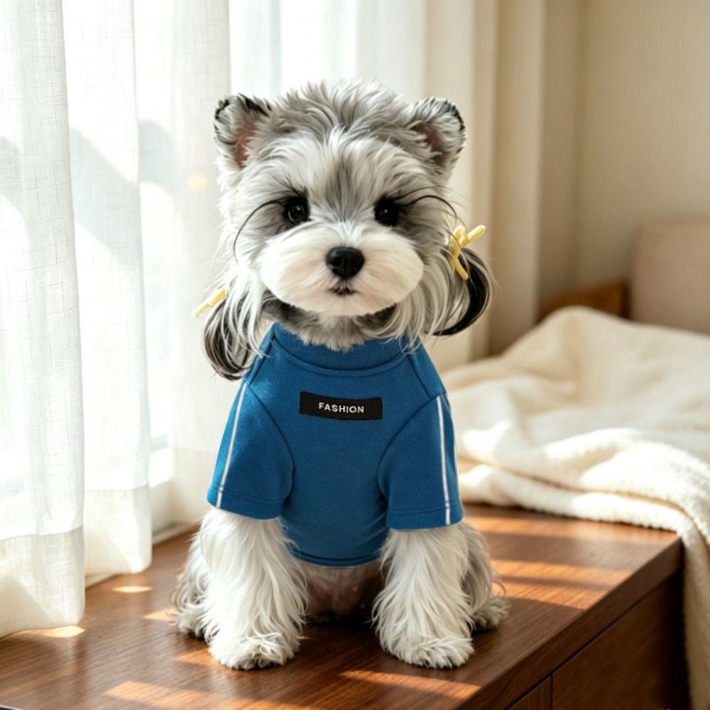 Winter Warm Dog Pullover Two-Legged Design Pet Sweatshirt Warm Pet Base Layer  For Puppies