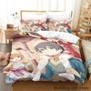 Princess Connect ReDive Anime Bedding Set Single Twin Full Queen King Size Duvet Cover for Adult Kid Bedroom