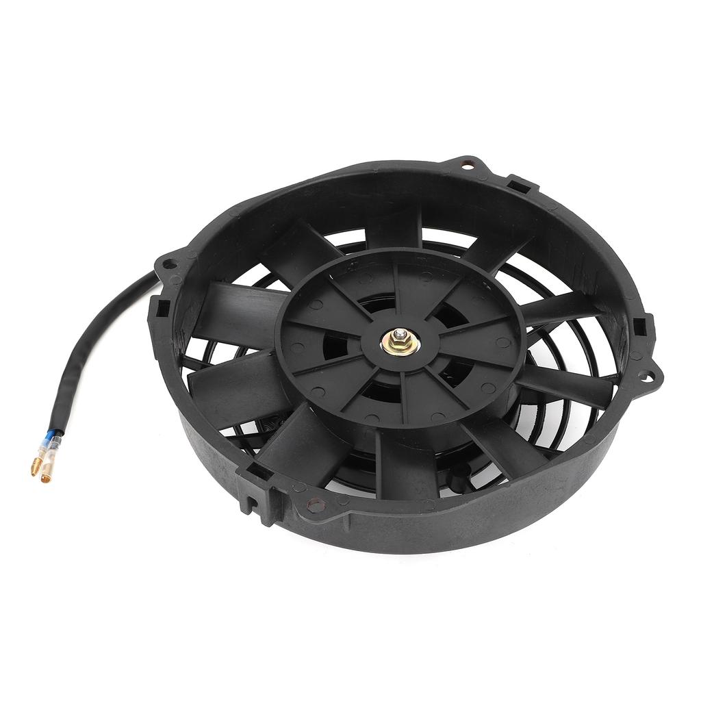 Universāls elektriskais ventilators 8 collas radiatoram Automašīnas dzesēšana Gaisa kondicionēšana 10 lāpstiņas 12V 80W 2250 RPM